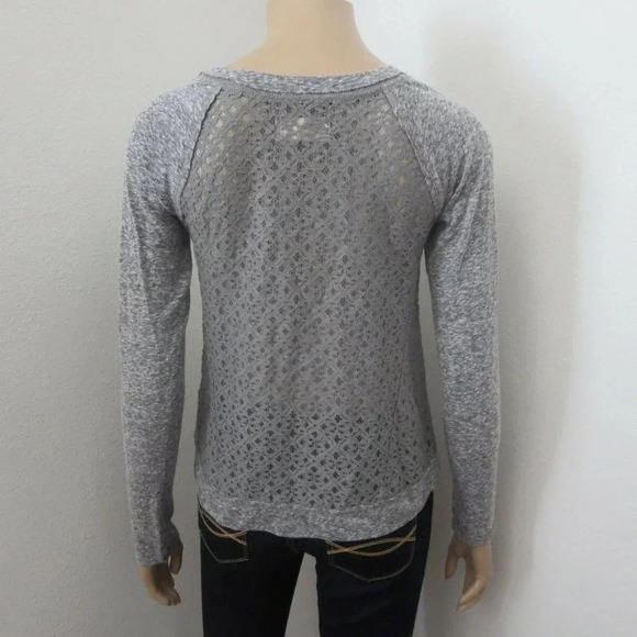 Hollister Marled Rhinestone Embellished Top Small - Picture 4 of 6